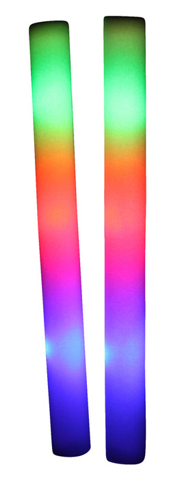 LED lysstav med blinkende lys 2-pk